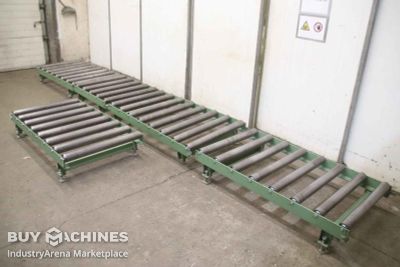Roller conveyor 6.9 m unbekannt Rollenbreite 800 mm