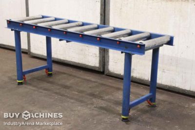 Roller conveyor 1.65 m height adjustable unbekannt Rollenbreite 400 mm