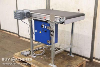 Frequency-controlled conveyor belt + light barrier Mosca GF 1000 x 500 mm