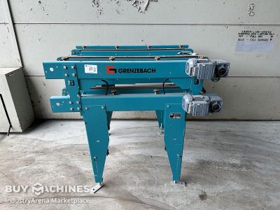Conveyor belt with double guide rollers Grenzebach EZT 1400 x 760 mm