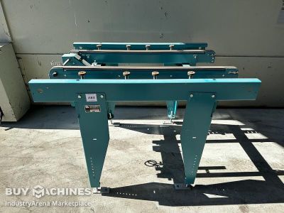 Conveyor belt with guide rollers Grenzebach ZFT 1400 x 760 mm