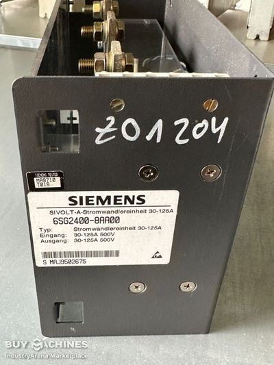 Siemens Stromwandlereinheit 30-125 A