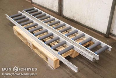 Roller conveyor 2.04 m 2 pieces unbekannt Rollenbreite 240 mm