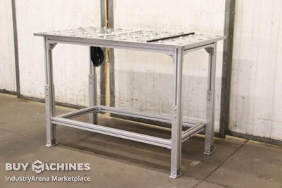 Storage table ball transfer table Alu 1310/710/H940 mm