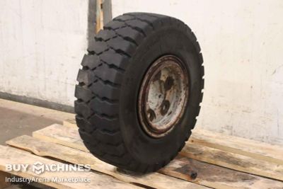 solid rubber tires Continental CSE-Robust 23 x 9-10  SC 10  RIM 6.50F