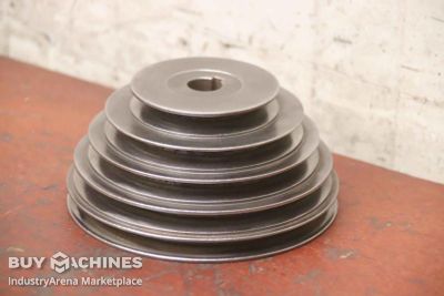 V-belt pulley 5-stage Guss Ø 80 - 148 mm  Riemenbreite 10 mm