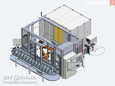 Automatisierte Laserbeschriftungsanlage für Nockenwellen