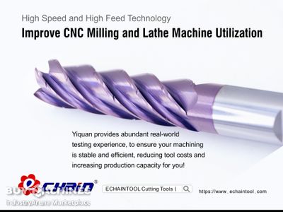Round Land Unequal Division Unequal Helix 5 Flutes Carbide End Mill
