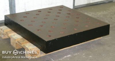 Clamping plates with holes 9 pieces Guss 1000/1000/H150 mm