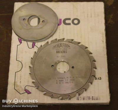 Scoring circular saw blades 120 x 2.8-3.6 Schäffer zweiteilig, vertsellbar