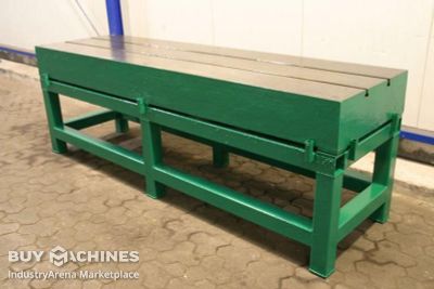 Clamping plate with T-slots unbekannt Größe 2800/795/960 mm