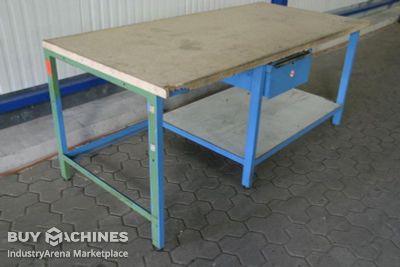 Workbench Stahl 950/2000/H875 mm