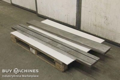 Clamping plate with T slot Stahl mit Abkantwerkzeug
