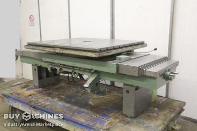 Aufspannplatte mit T Nuten WMW 1405 x 1250 mm