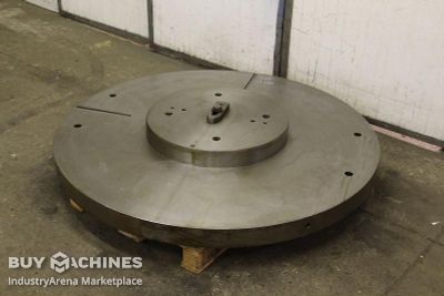 Aufspannplatte Stahl Durchmesser 1650 mm