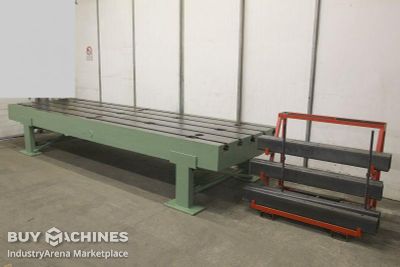 Clamping plate with T-slots unbekannt 4930/1465/H850 mm